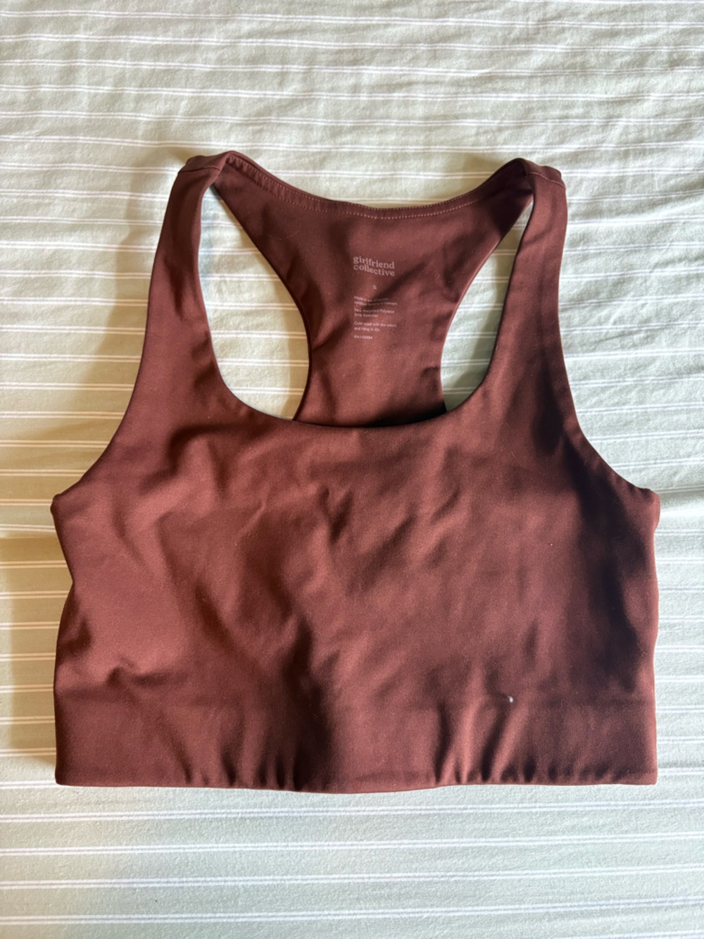 Rust Brown Scoop Neck Bra